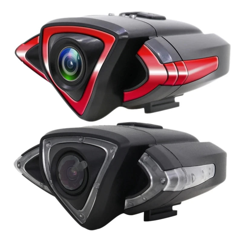 

2Set Motorcycle Driving Recorder Bicycle Rear/Front Camera With Turn Signal Warning Light Support WIFI GPS Track