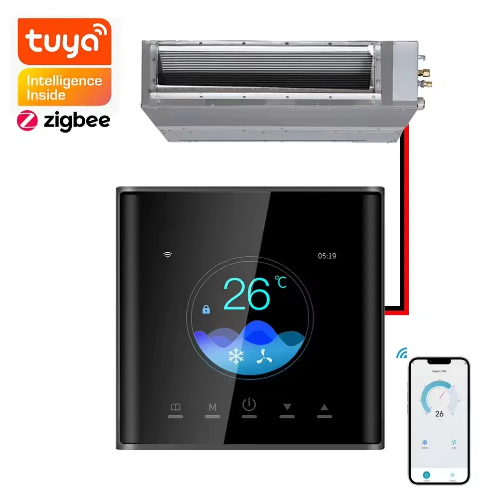 Tuya Wifi VRF Air Conditioner Smart Thermostat For Google Home Alexa DuerOS Daikin
Tuya Wifi VRF Air Conditioner Smart Thermostat For Google Home Alexa DuerOS Daikin