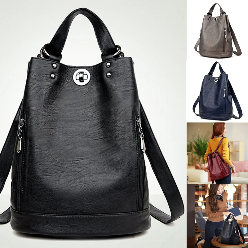 Backpack Women Leather School Bags For Teenage Girls 2022 Fashion Large Capacity Travel Feminina Leather Shoulder Backpack Bag
Backpack Women Leather School Bags For Teenage Girls 2022 Fashion Large Capacity Travel Feminina Leather Shoulder Backpack Bag