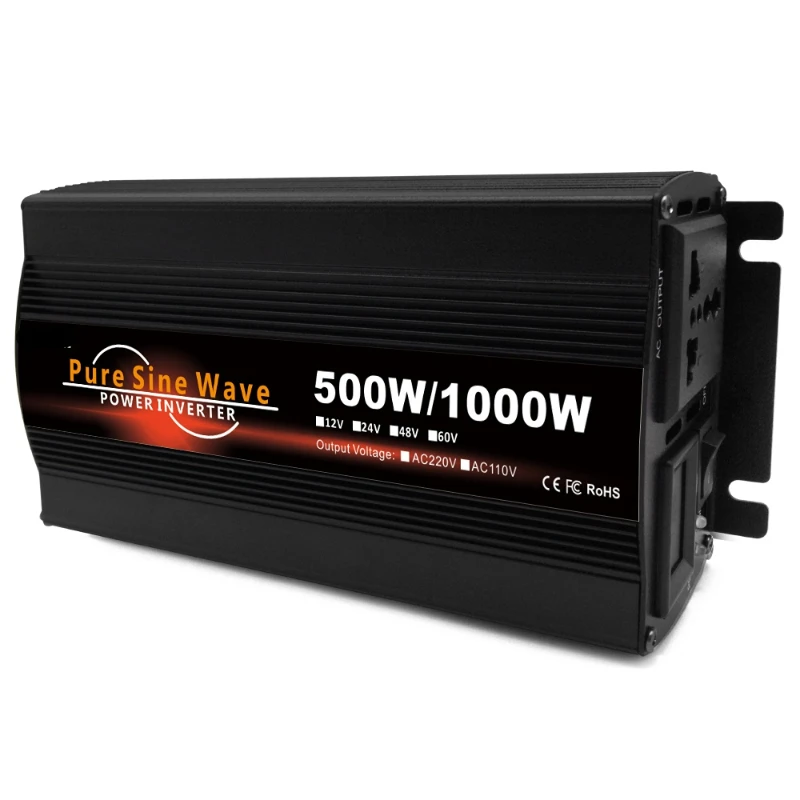 houli inverter Continuous 500W Pure Sine Wave 12V Dc To 110V 120V Ac 1000 Watt Transformer Power Converter Inverter
houli inverter Continuous 500W Pure Sine Wave 12V Dc To 110V 120V Ac 1000 Watt Transformer Power Converter Inverter