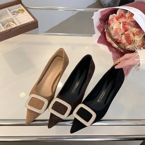 Босоножки женские на высоком каблуке, бархатные туфли-лодочки, заостренный носок, на шнуровке, туфли-лодочки, классические, профессиональные, без застежки, с шипами 
Босоножки женские на высоком каблуке, бархатные туфли-лодочки, заостренный носок, на шнуровке, туфли-лодочки, классические, профессиональные, без застежки, с шипами