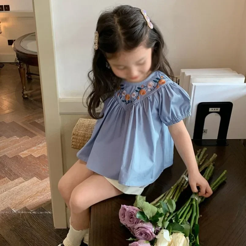 Trousers 2pcs Children Clothing Set Girls Clothes Set Fashion Girls' Pleated Embroidery Decoration Thin Denim Tank Top+Wide Leg
Trousers 2pcs Children Clothing Set Girls Clothes Set Fashion Girls' Pleated Embroidery Decoration Thin Denim Tank Top+Wide Leg