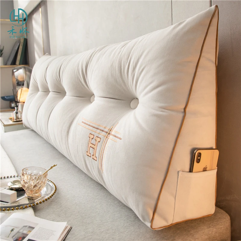 Removable Bedside Velet Cushion Triangular Bed Backrest Pillow Couple Soft Waist Sofa Cushion Body Wedge Headboard Pillows
Removable Bedside Velet Cushion Triangular Bed Backrest Pillow Couple Soft Waist Sofa Cushion Body Wedge Headboard Pillows