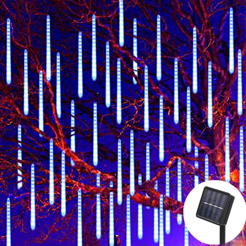 Outdoor Solar LED Meteor Shower Lights Falling Rain Drop Fairy String Light Waterproof Christmas Party Garden Holiday Decoration
Outdoor Solar LED Meteor Shower Lights Falling Rain Drop Fairy String Light Waterproof Christmas Party Garden Holiday Decoration