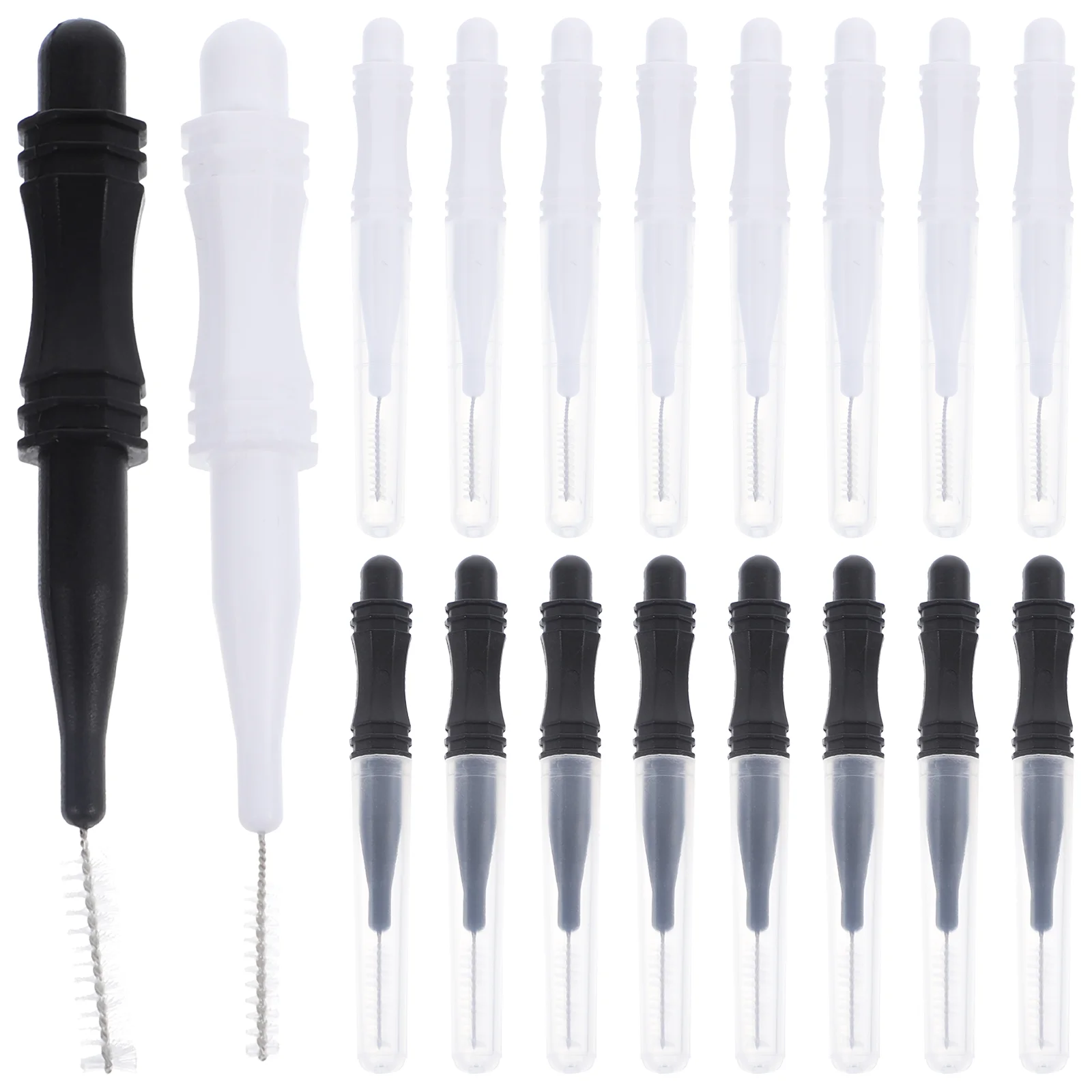 60 pcs Micro Eyebrow Brush with Caps Eyebrow Lamination Brush Brow Brush Tool
60 pcs Micro Eyebrow Brush with Caps Eyebrow Lamination Brush Brow Brush Tool