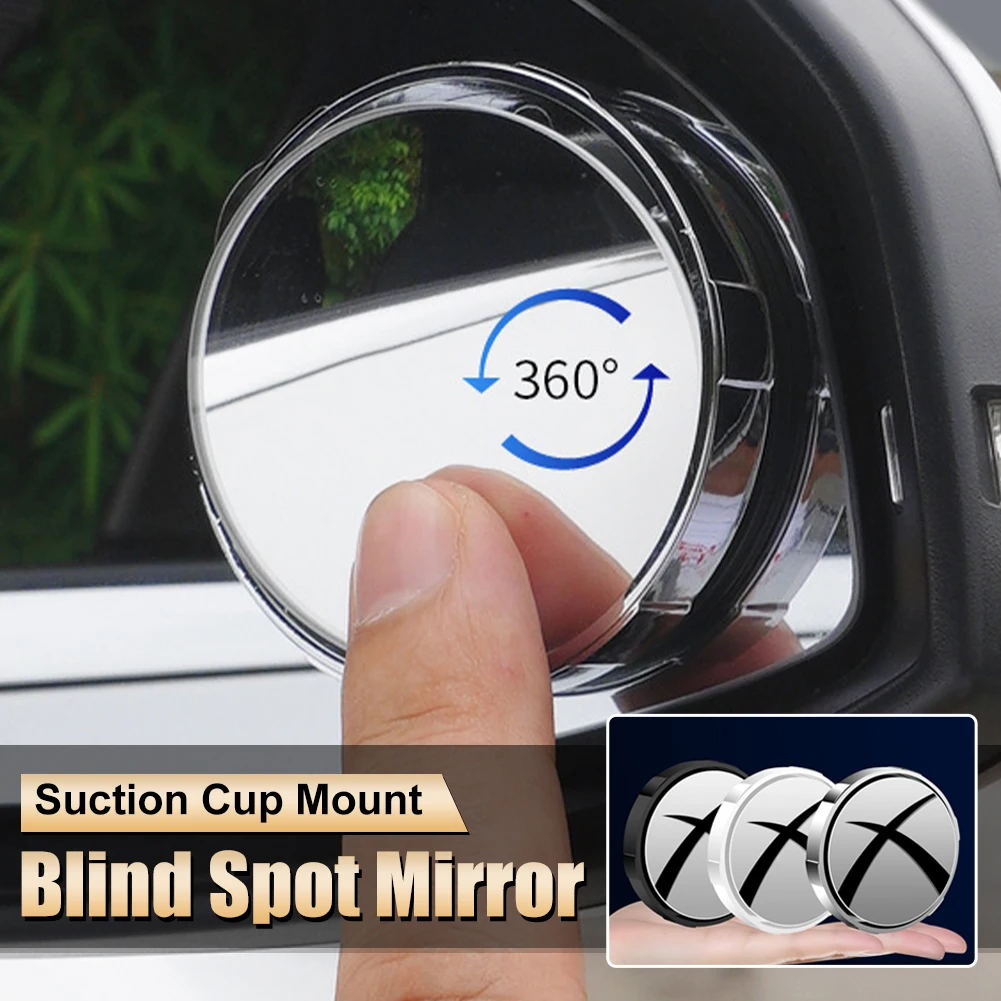 2Pcs Car Suction Cup Mount Auxiliary Rearview Mirror Driving Safety 360 Degree Rotating Wide-angle Round Frame Blind Spot Mirror
2Pcs Car Suction Cup Mount Auxiliary Rearview Mirror Driving Safety 360 Degree Rotating Wide-angle Round Frame Blind Spot Mirror
