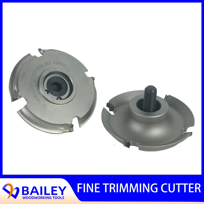 

BAILEY 1Pair 4-014-02-0623/0624 PCD Fine Trimming Cutter 76xHSK25RxH23xR2x4T for Homag Edge Banding Machine Woodworking Tool