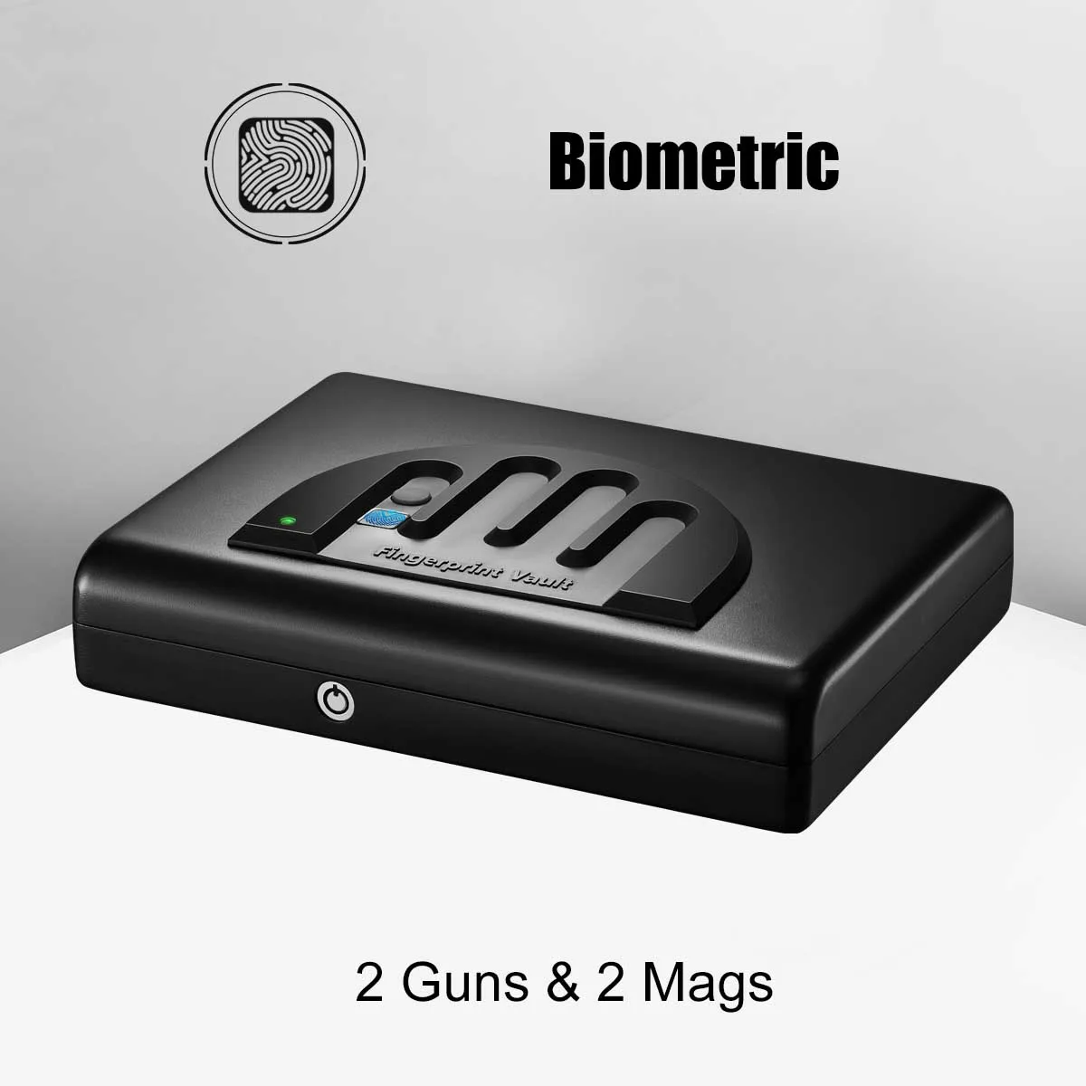 

Biometric Fingerprint Electronic Security Pistol Firearm Ammo Weapon Money Cash Car Handgun Small Mini Safe Vault Box Case Ospon