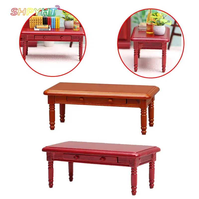 1pc 1/12 1/6 Scale Dollhouse Wooden Mini Tea Table Dollhouse Simulation Drawer Desk Dolls House Furniture Decoration Accessories
1pc 1/12 1/6 Scale Dollhouse Wooden Mini Tea Table Dollhouse Simulation Drawer Desk Dolls House Furniture Decoration Accessories