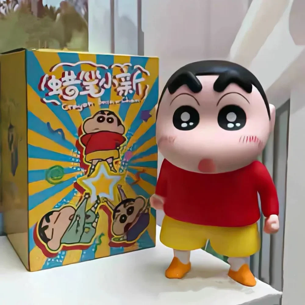 

15-22 см Crayon Shin-Chan Xiaobai Аниме фигурки виниловые кавайные куклы игрушки модель шарниры передвижной шкаф рождественские подарки на день рождения