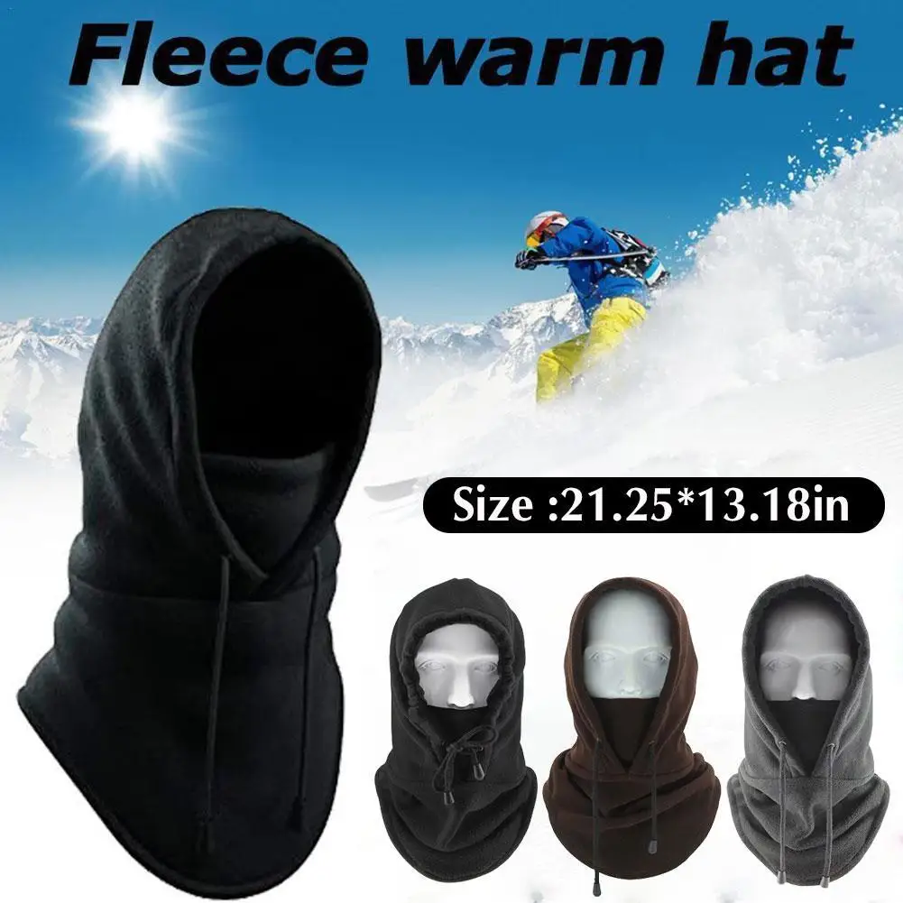 

Осенне-зимняя теплая маска Дакрон сохраняет тепло ветрозащитный Открытый лыж Рыбалка Велоспорт Туризм шляпа шарф-маска спортивные аксессуары