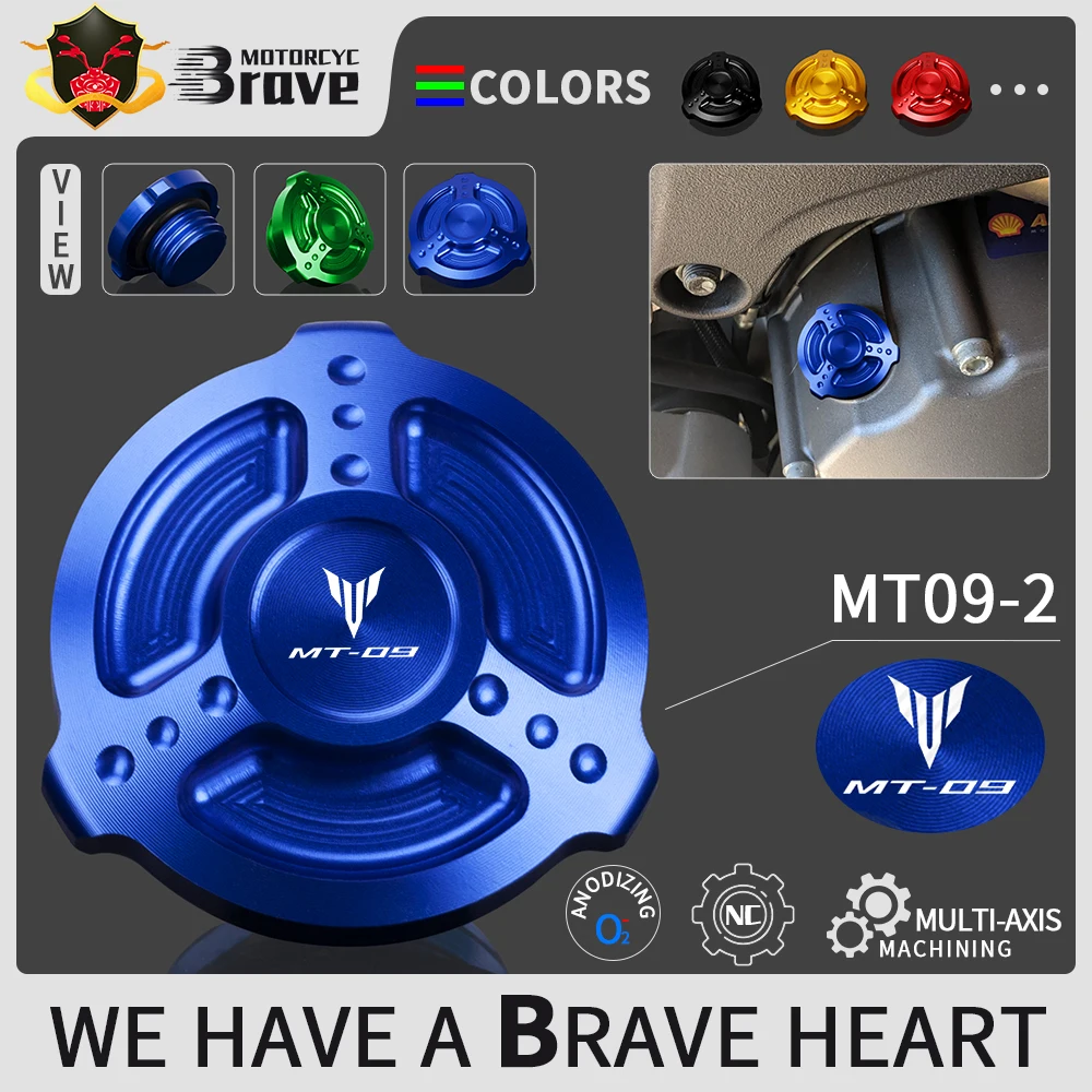 For YAMAHA MT09 MT-09 MT 09 SEROW TRACER TRACER 9/GT 2021 2022 Motocycle Accessories M20X2.5 CNC Aluminum Oil Filler Cap Cover
For YAMAHA MT09 MT-09 MT 09 SEROW TRACER TRACER 9/GT 2021 2022 Motocycle Accessories M20X2.5 CNC Aluminum Oil Filler Cap Cover