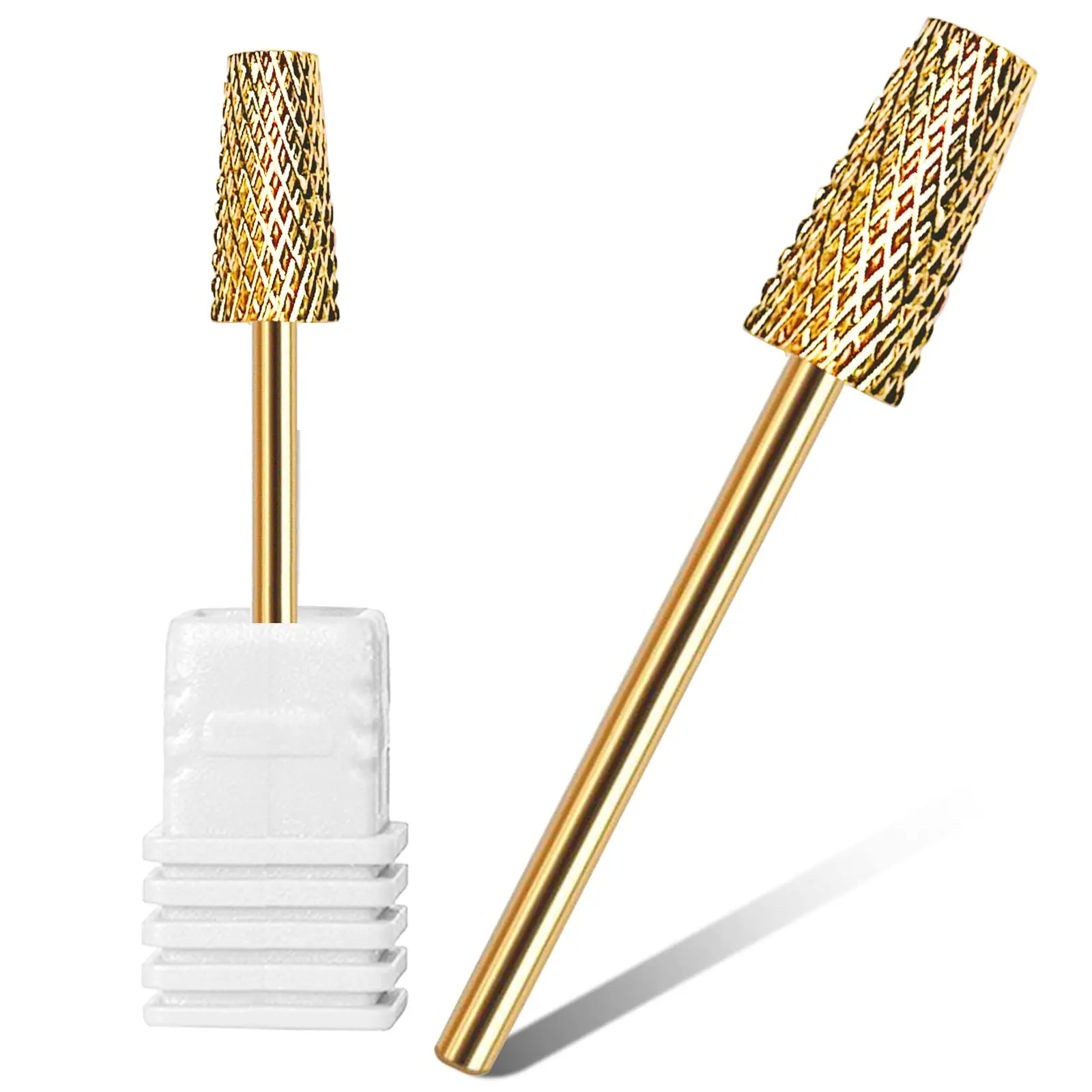 Tapered Barrel Nail Drill Bits, 3/32'' Carbide Tungsten Bits, Suitable for Manicure Pedicure Cuticle Acrylic Gel Polishing
Tapered Barrel Nail Drill Bits, 3/32'' Carbide Tungsten Bits, Suitable for Manicure Pedicure Cuticle Acrylic Gel Polishing