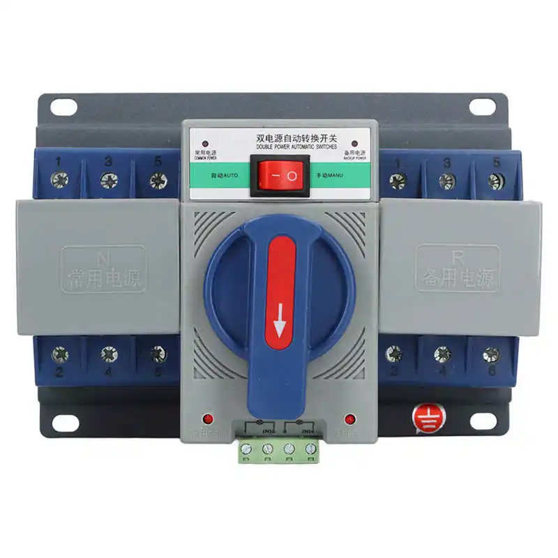 3P Automatic Transfer Switch Dual Power Changeover Switch M6 Thread for Electrical Equipments
3P Automatic Transfer Switch Dual Power Changeover Switch M6 Thread for Electrical Equipments