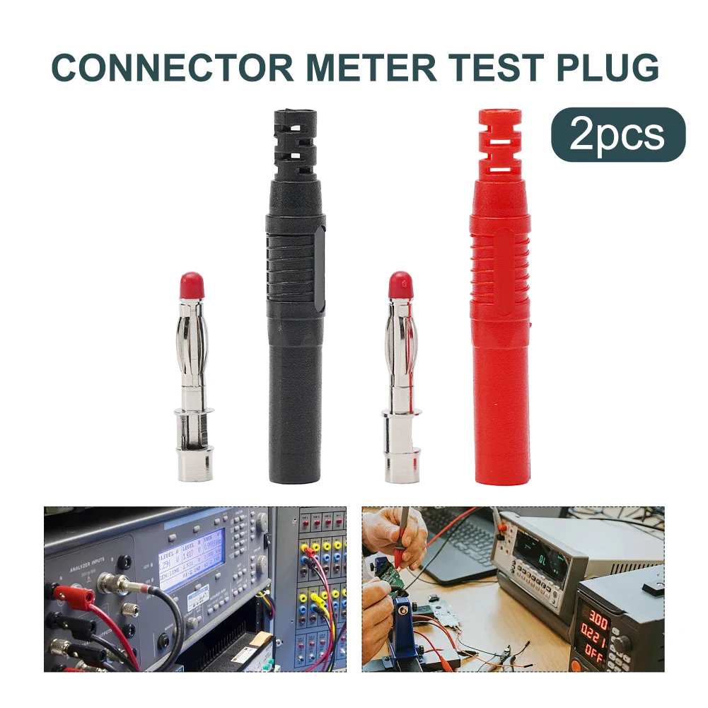 2 Pcs Insulated Safety 4mm Male Banana Plug DIY Connectors Instrument Test Plug Sheath For Electrical Engineering Accessories
2 Pcs Insulated Safety 4mm Male Banana Plug DIY Connectors Instrument Test Plug Sheath For Electrical Engineering Accessories