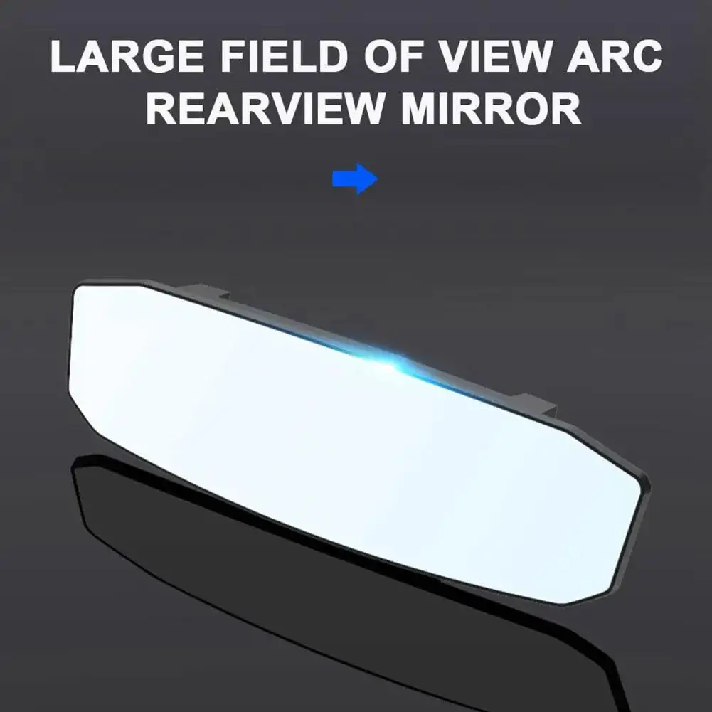 

Car Rearview Mirrors Interior Mirror Wide Angle Panoramic Glare Parking Large Anti View Auto Mirror Rear Vision Accessory C J7V7