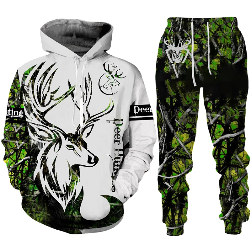 NEW Camo Animal Deer Hunting 3D Print Unisex Hoodie/Pants/Suit Outdoor Sportswear Tracksuit Set Men/Women Camping Hiking Clothes
NEW Camo Animal Deer Hunting 3D Print Unisex Hoodie/Pants/Suit Outdoor Sportswear Tracksuit Set Men/Women Camping Hiking Clothes