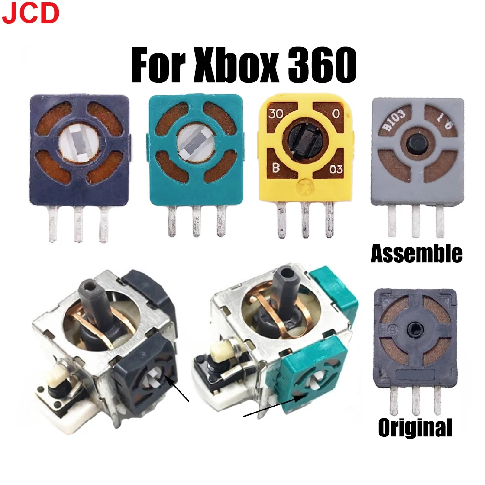10pcs For Xbox 360 3D Analog Joystick Potentiometer Sensor Module Axis Resistors For Xbox360 Controller Micro Switch Replacement
10pcs For Xbox 360 3D Analog Joystick Potentiometer Sensor Module Axis Resistors For Xbox360 Controller Micro Switch Replacement