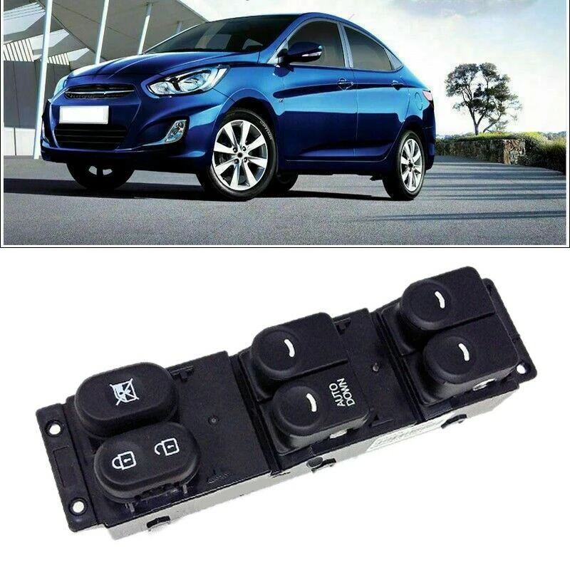 Кнопка главного выключателя автомобильного стекла для Hyundai Accent Solaris 2011-2017 93570-1R111
Кнопка главного выключателя автомобильного стекла для Hyundai Accent Solaris 2011-2017 93570-1R111