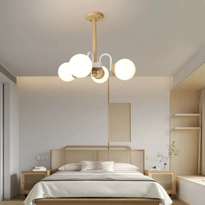 AiPaiTe Japanese glass ball LED chandelier for living room dining room bedroom Scandinavian log chandelier
AiPaiTe Japanese glass ball LED chandelier for living room dining room bedroom Scandinavian log chandelier