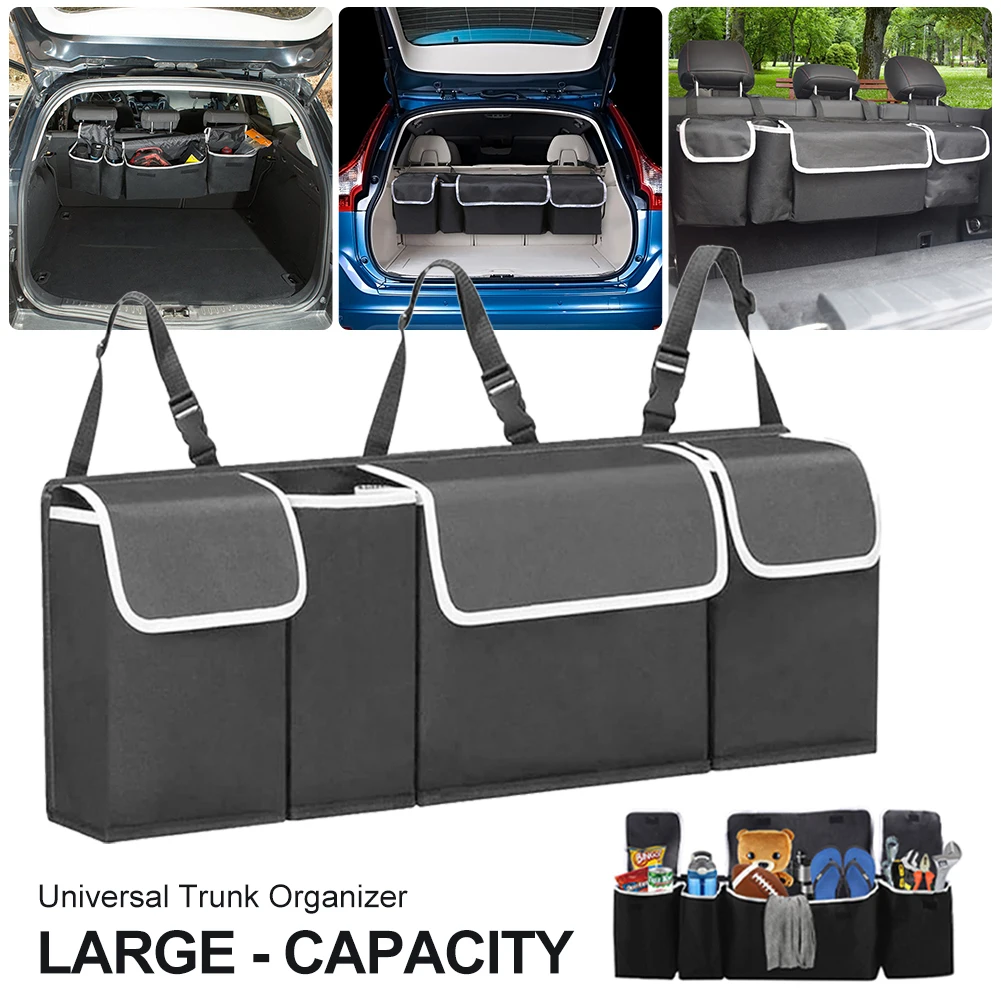 Universal Car Trunk Hanging Storage Bag Large Capacity Multipurpose Oxford Car Seat Back Storage Bag for SUV Car Interior
Universal Car Trunk Hanging Storage Bag Large Capacity Multipurpose Oxford Car Seat Back Storage Bag for SUV Car Interior