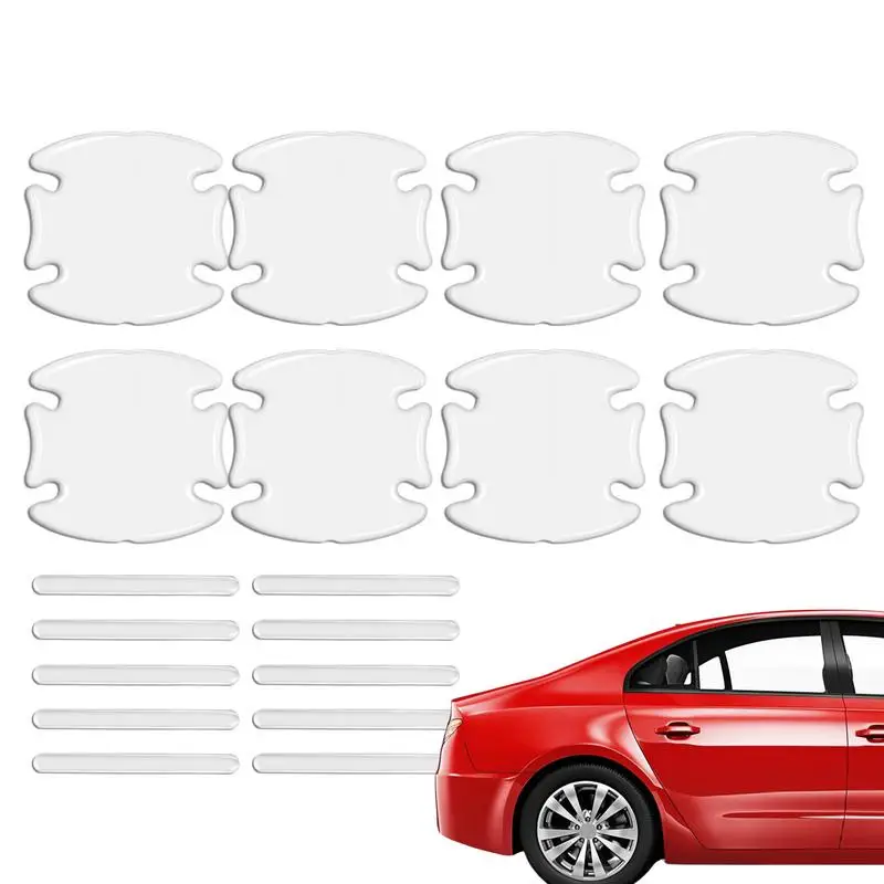 Наклейка на дверную ручку автомобиля, царапины, защитные пленки для автомобилей, краска на дверную ручку, защитные пленки против царапин 18 шт.