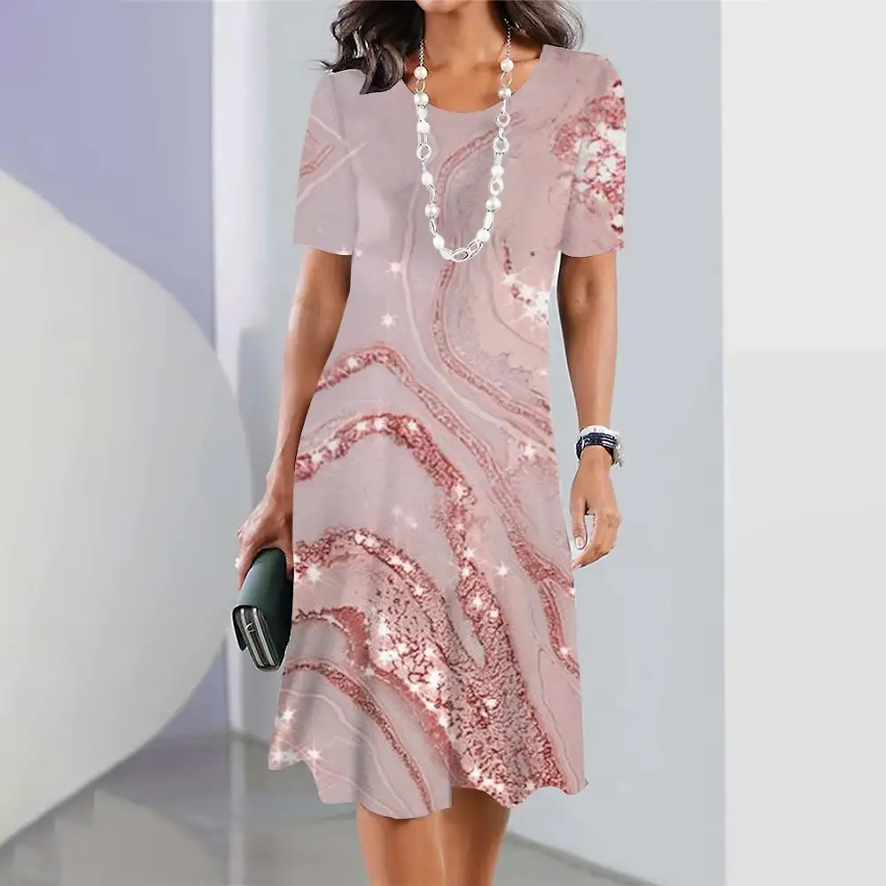New Women'S Dress Flower Print Women'S Short Sleeve Beach Dress Street Wear2023 Fashion Clothing Summer Oversized Skirt Clothing
New Women'S Dress Flower Print Women'S Short Sleeve Beach Dress Street Wear2023 Fashion Clothing Summer Oversized Skirt Clothing