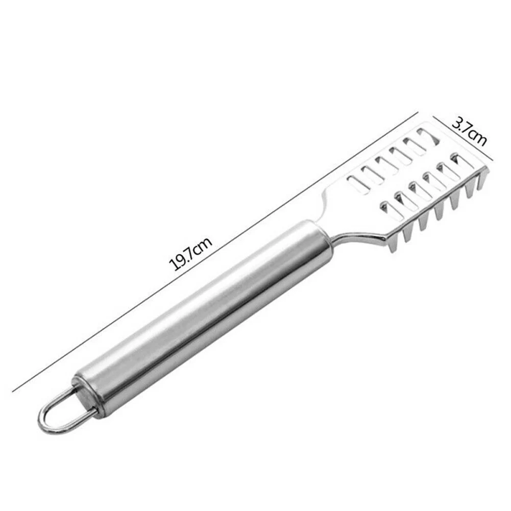 Stainless Steel Yulin Fish Scale Remover Cleaner Scaler Descaler Home Kitchen Tool 19.7*3.7*1.86 Cm Scraping Fish Scales
Stainless Steel Yulin Fish Scale Remover Cleaner Scaler Descaler Home Kitchen Tool 19.7*3.7*1.86 Cm Scraping Fish Scales