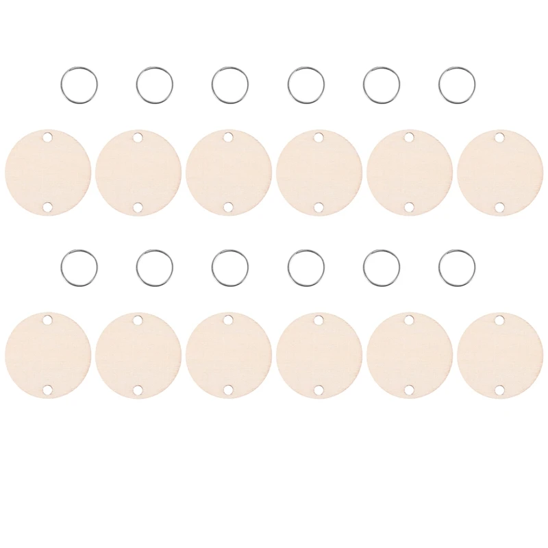 100 Pieces Round Wooden Discs With Holes Birthday Board Tags And 100 Pieces 15 Mm Rings For Arts And Crafts (3CM)
100 Pieces Round Wooden Discs With Holes Birthday Board Tags And 100 Pieces 15 Mm Rings For Arts And Crafts (3CM)