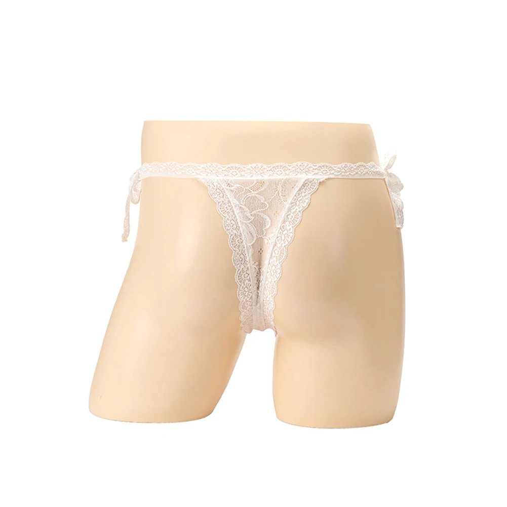 Sexy Men Lace Briefs Ultra--thin Mesh See-through Underwear T-Back Pouch Thong Tight Up Gay Mens G-string Erotic Lingerie
Sexy Men Lace Briefs Ultra--thin Mesh See-through Underwear T-Back Pouch Thong Tight Up Gay Mens G-string Erotic Lingerie