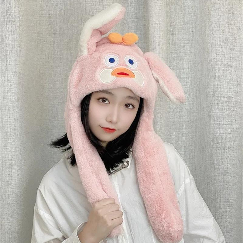 Cute Bunny Hats With Moving Ears Cartoon Ducks Beanie Hat Airbag Cap Trendy Sweet Bunny Hat Soft Warm Scarf Hats Movable Ears
Cute Bunny Hats With Moving Ears Cartoon Ducks Beanie Hat Airbag Cap Trendy Sweet Bunny Hat Soft Warm Scarf Hats Movable Ears