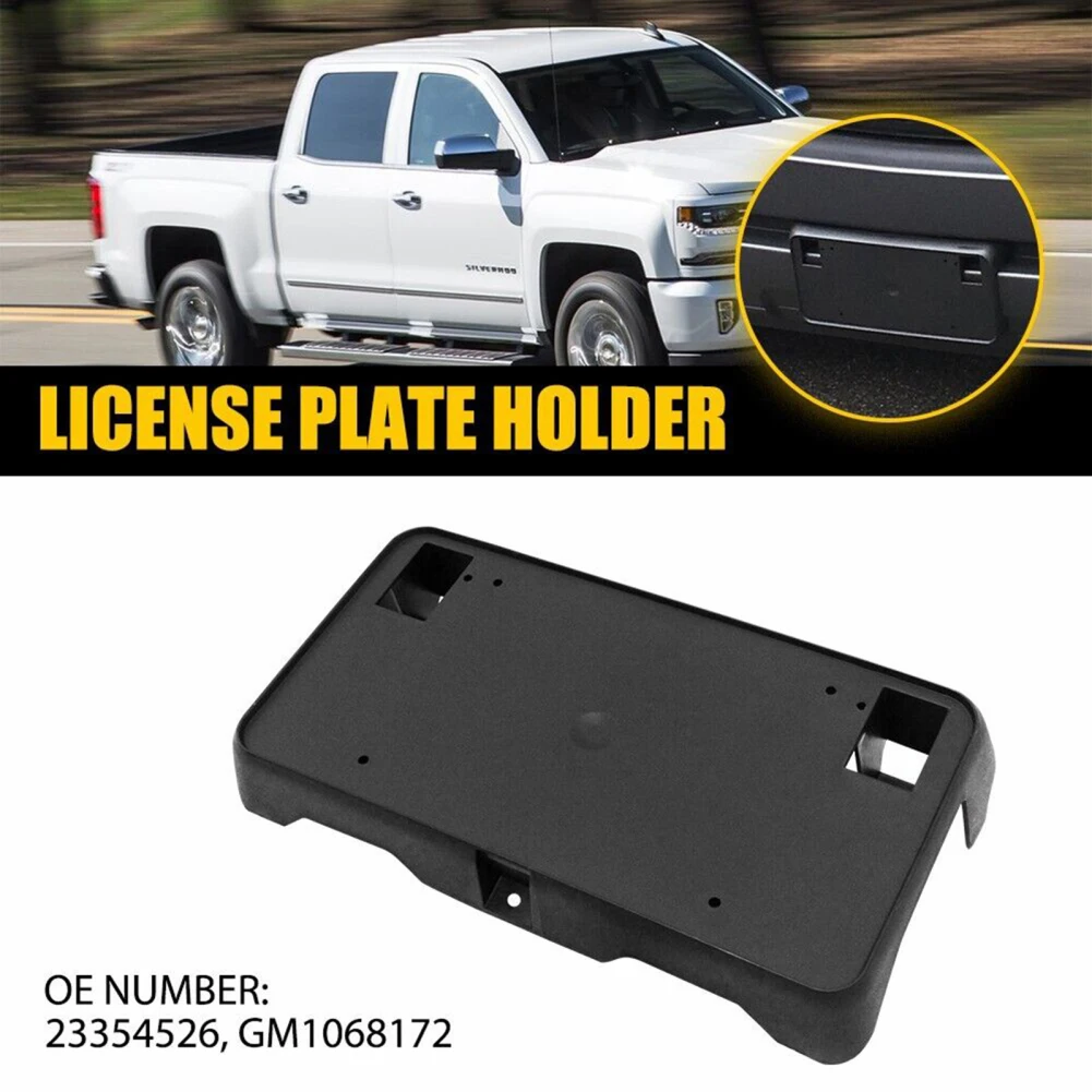 Front Bumper License Plate Frame Bracket Mounting Holder Compatible For 1500 2016-2018 23354526 GM1068172
Front Bumper License Plate Frame Bracket Mounting Holder Compatible For 1500 2016-2018 23354526 GM1068172