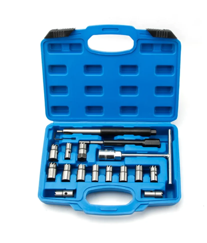 NEW 17PCs Diesel Fuel Injector Cleaning Tool Cleaner Diesel Fuel Injector Reamer Fuel Injector Seat Repair High Quality Kit
NEW 17PCs Diesel Fuel Injector Cleaning Tool Cleaner Diesel Fuel Injector Reamer Fuel Injector Seat Repair High Quality Kit