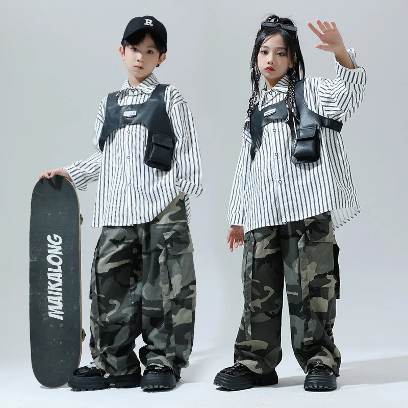 Kids Hip Hop Jazz Stage Outfits Dancing Clothes Ballroom Costumes for Girls Boys Dancewear Street Dance Wear T Shirt Vest Pants
Kids Hip Hop Jazz Stage Outfits Dancing Clothes Ballroom Costumes for Girls Boys Dancewear Street Dance Wear T Shirt Vest Pants
