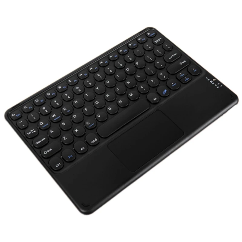 

Клавиатура с сенсорной панелью для планшетов Android, ноутбуков, 10 дюймов, Универсальная Портативная цветная Беспроводная Bluetooth-клавиатура (черная)