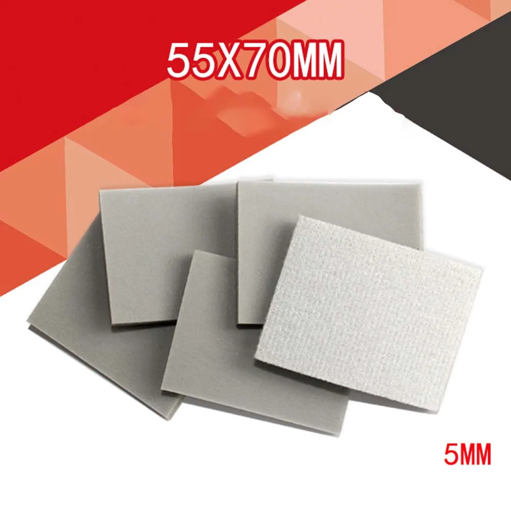 70*55mm Rectangle Soft Sponge Flocking Sandpaper Pad For Sander Backing Pad Abrasive Tools Accessories - Hook And Loop
70*55mm Rectangle Soft Sponge Flocking Sandpaper Pad For Sander Backing Pad Abrasive Tools Accessories - Hook And Loop