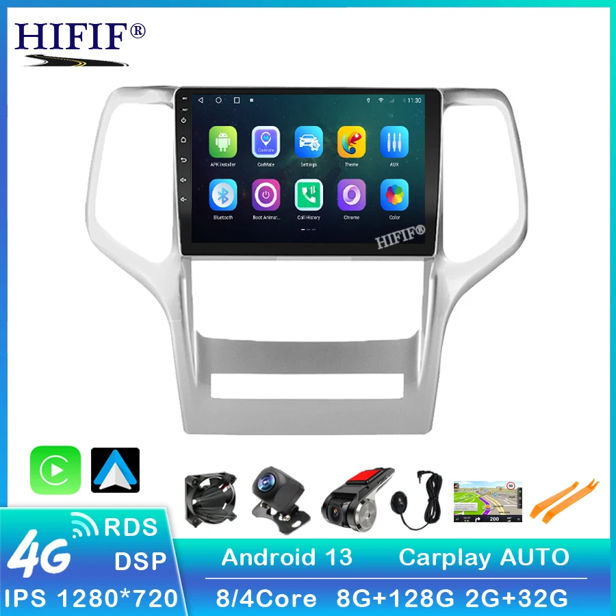 Eastereggs For Jeep Grand Cherok 2008-2013 9" Android 13 AM/FM RDS DSP 2 Din Car Multimedia Player Navigation GPS With Frame
Eastereggs For Jeep Grand Cherok 2008-2013 9" Android 13 AM/FM RDS DSP 2 Din Car Multimedia Player Navigation GPS With Frame