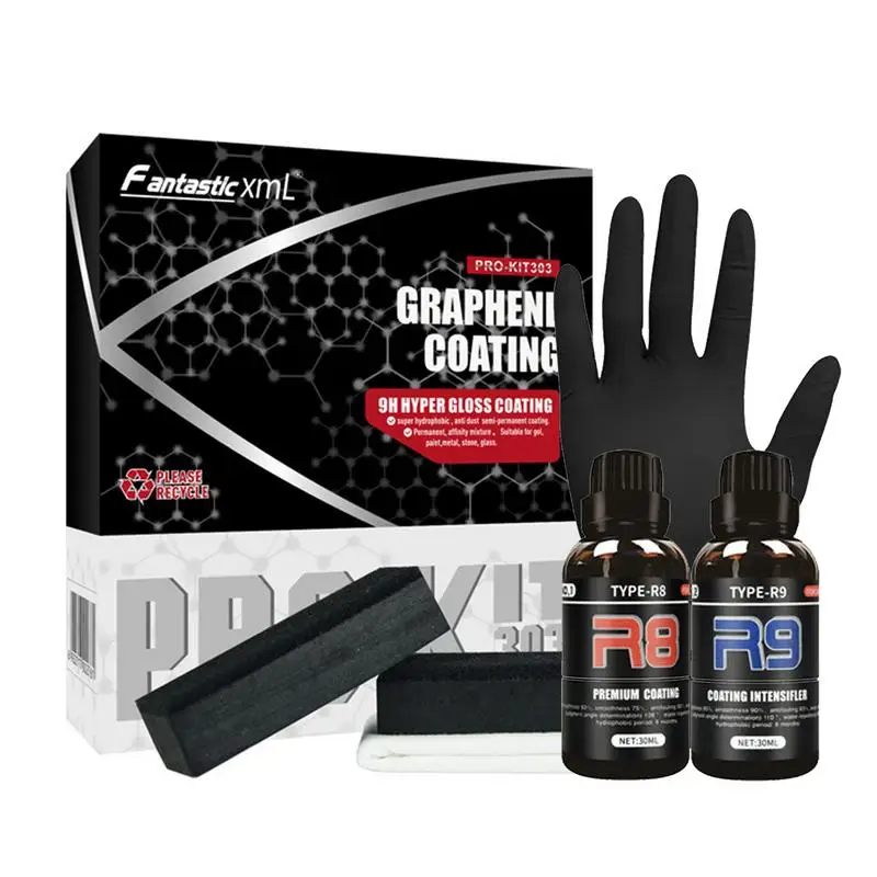 9H 30ml Car Ceramic Coating Graphene Nano Coating Liquid Super Hydrophobic Car Plating Anti-Scratch Car Polish Exterior Care
9H 30ml Car Ceramic Coating Graphene Nano Coating Liquid Super Hydrophobic Car Plating Anti-Scratch Car Polish Exterior Care