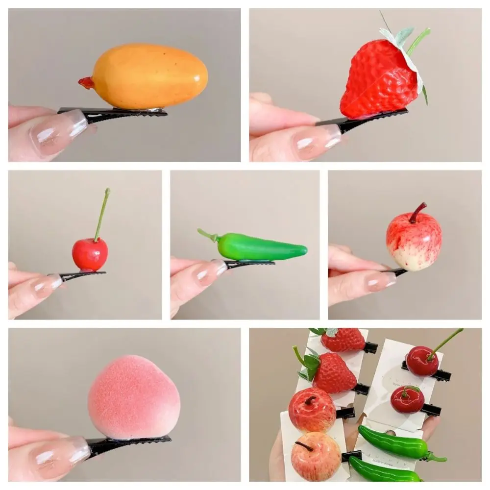 Hair Accessories Simulation Fruit Hair Clip Hair Ornament Costume Headwear Funny Hair Clip Headdress Side Barrettes
Hair Accessories Simulation Fruit Hair Clip Hair Ornament Costume Headwear Funny Hair Clip Headdress Side Barrettes