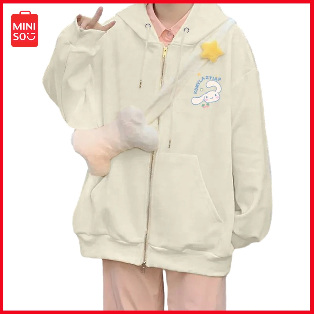 2024 Miniso Sanrio почтовый картон аниме Корейская версия парный Y2K Кардиган куртка модная женская повседневная одежда
2024 Miniso Sanrio почтовый картон аниме Корейская версия парный Y2K Кардиган куртка модная женская повседневная одежда