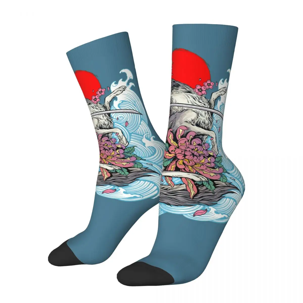 Hip Hop Retro Wolf Crazy Men's Compression Socks Unisex Samurai Japanense Culture Fashion Cool Street Style Pattern Crew Sock
Hip Hop Retro Wolf Crazy Men's Compression Socks Unisex Samurai Japanense Culture Fashion Cool Street Style Pattern Crew Sock