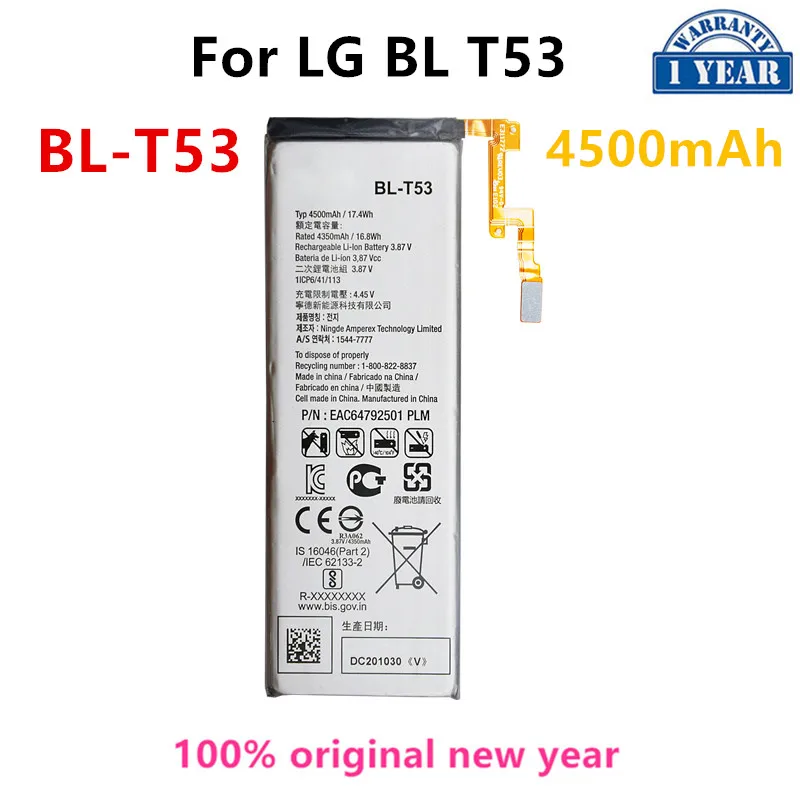 

Original BL-T53 4500mAh Battery ForLG BL T53 BL T53 Mobile phone Batteries