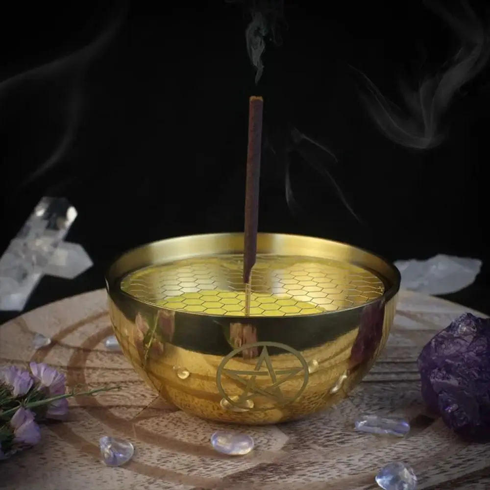 Laser Carving Ritual Altar Bowl Handmade Copper Craft Goblet Witch Bowl Witchcraft Holy Altar Holy Bowl Stone Display
Laser Carving Ritual Altar Bowl Handmade Copper Craft Goblet Witch Bowl Witchcraft Holy Altar Holy Bowl Stone Display