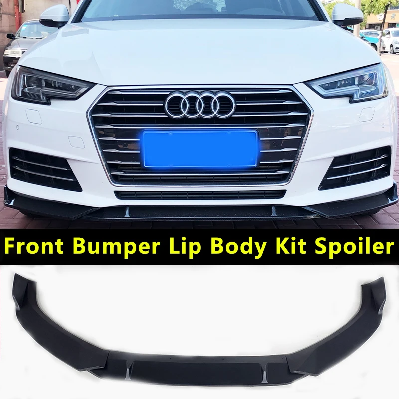 3-Piece Front Bumper Lip Fit For Compatible With For 2017-2018 Audi A4 B9 Lip Spoiler Air Chin Body Kit Splitter ABS Accessories
3-Piece Front Bumper Lip Fit For Compatible With For 2017-2018 Audi A4 B9 Lip Spoiler Air Chin Body Kit Splitter ABS Accessories