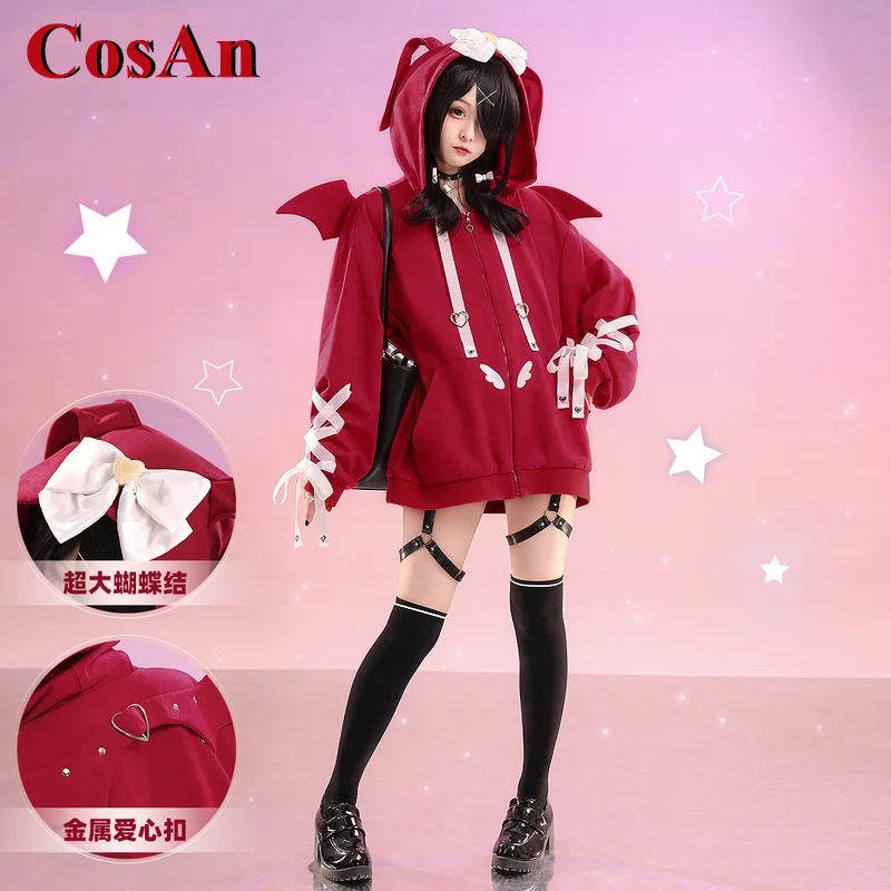 Популярная игра для косплея CosAn, женский костюм для косплея, Красивая Милая униформа, искусственная реальность
Популярная игра для косплея CosAn, женский костюм для косплея, Красивая Милая униформа, искусственная реальность