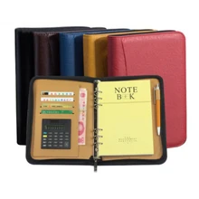 A5 A6 B5 PU Leather Notebook with Calculator Binder Spiral Zipper Note Book Notepad Business Manager Folder
A5 A6 B5 PU Leather Notebook with Calculator Binder Spiral Zipper Note Book Notepad Business Manager Folder
