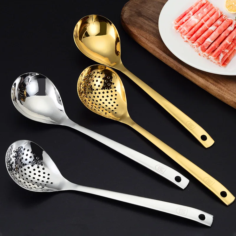 304 Stainless Steel Korean Noodles Spoon Colander Long Handle Soup Scoop Tablespoons Hot Pot Deepen Ladle Serving Skimmer
304 Stainless Steel Korean Noodles Spoon Colander Long Handle Soup Scoop Tablespoons Hot Pot Deepen Ladle Serving Skimmer