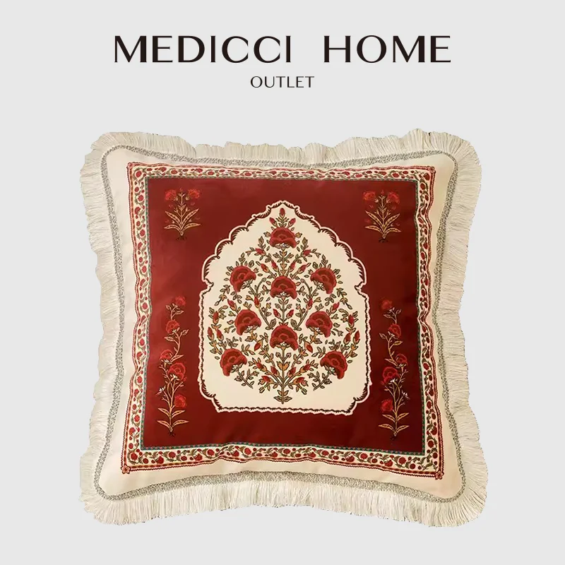 Medicci Home Бордо красная бархатная наволочка для подушки Роскошная Ретро Европейская Цветочная наволочка с бахромой дизайнерское Рождественское украшение
Medicci Home Бордо красная бархатная наволочка для подушки Роскошная Ретро Европейская Цветочная наволочка с бахромой дизайнерское Рождественское украшение