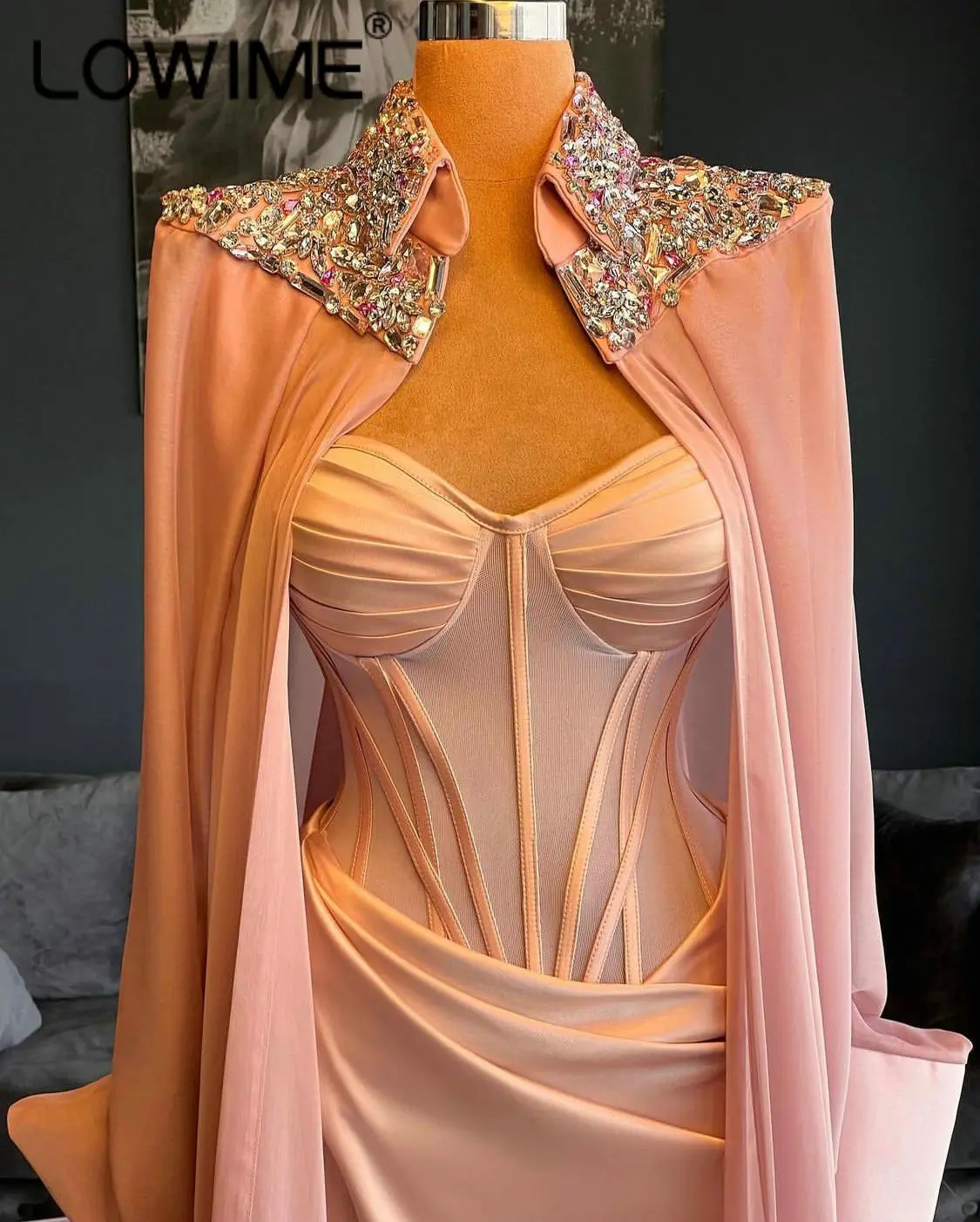 Pink Two Pieces Mermaid Evening Dresses Crystals Girls Birthday Party Dress Celebrity Women Formal Occasion Evening Party Gowns
Pink Two Pieces Mermaid Evening Dresses Crystals Girls Birthday Party Dress Celebrity Women Formal Occasion Evening Party Gowns