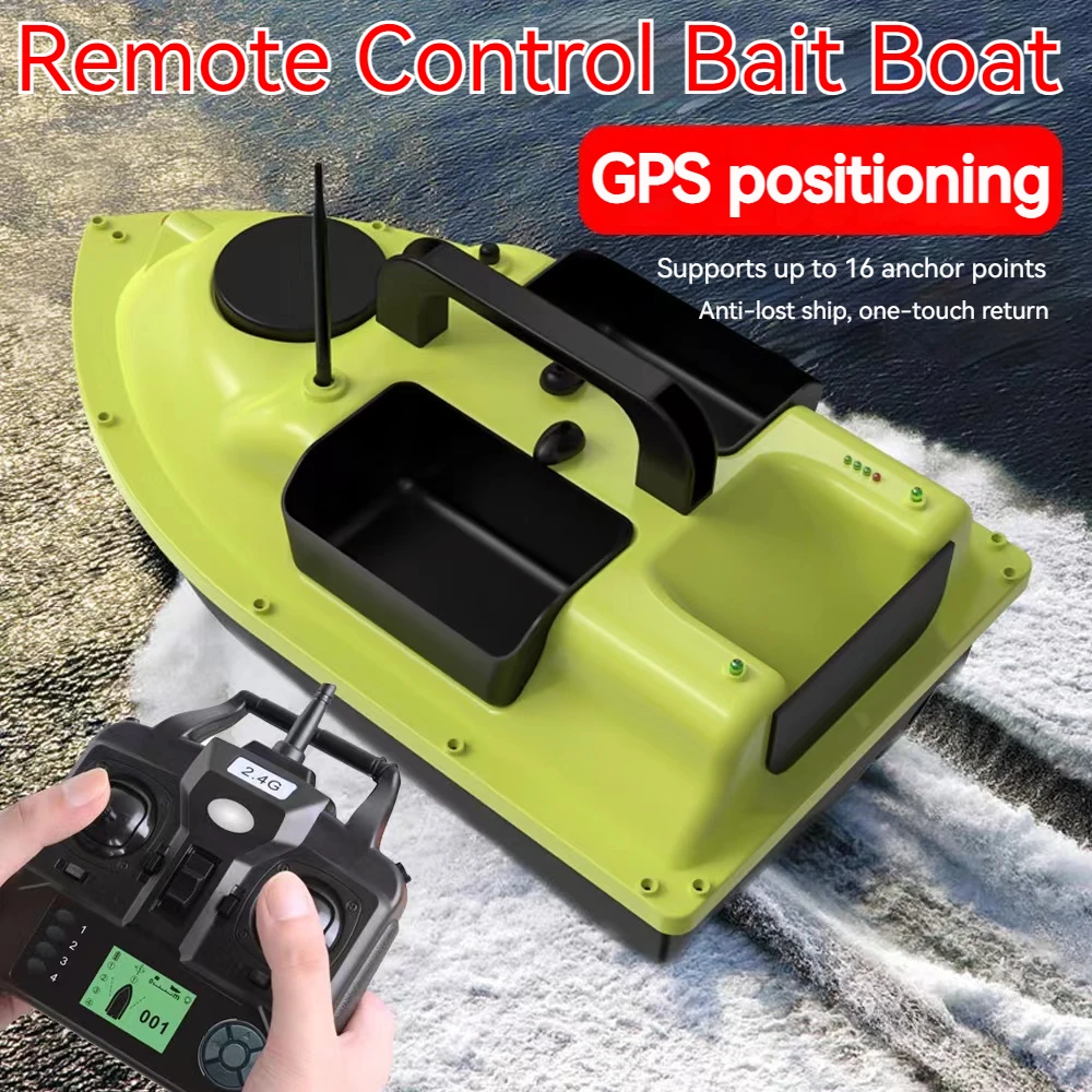 RC Fishing Bait Boat, GPS 3 Hoppers Fishing Bait Boat Fishing Bait Boat Hook Post Boat 2Kg Loading 500M Remote Night Light
RC Fishing Bait Boat, GPS 3 Hoppers Fishing Bait Boat Fishing Bait Boat Hook Post Boat 2Kg Loading 500M Remote Night Light